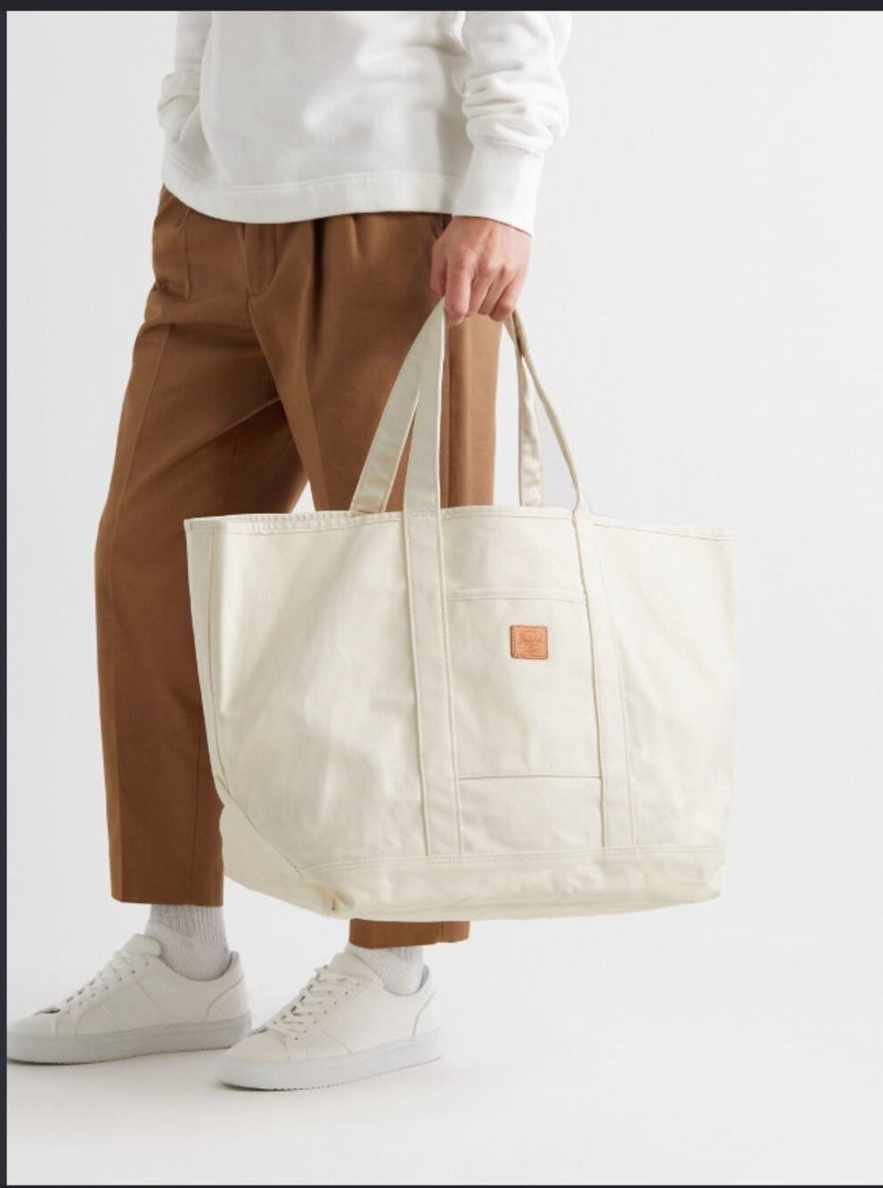 NWT Herschel Supply Co - Canvas Tote Bag--Large
